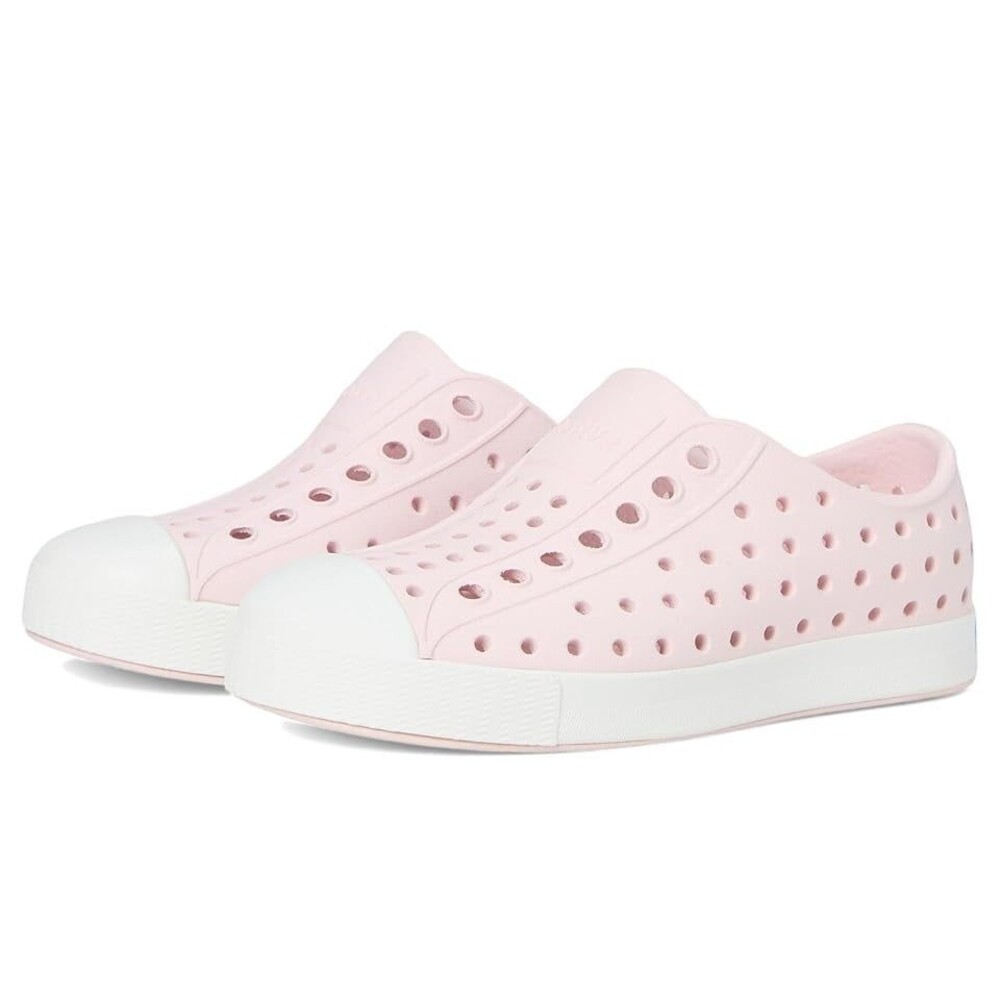 Native Jefferson Slip-On Shoes, Milk Pink/Shell White, Size C6